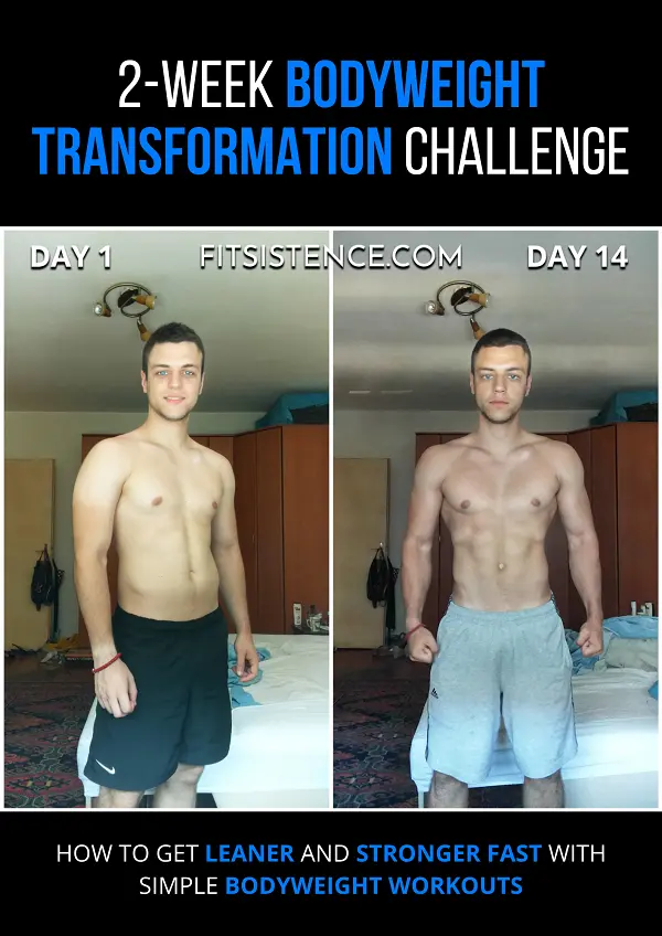 2-Week Bodyweight Transformation Challenge – fitsistence 2-Week Bodyweight Transformation Challenge Cover - fitsistence
